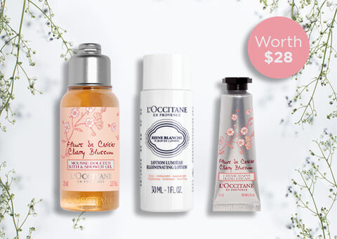 FREE 3PC RADIANT FLORAL KIT